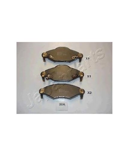 Japanparts Колодки дисковые передние
