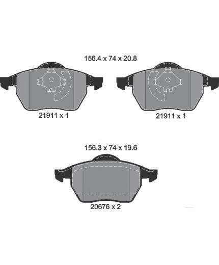 Textar Колодки дисковые передние Фото 2