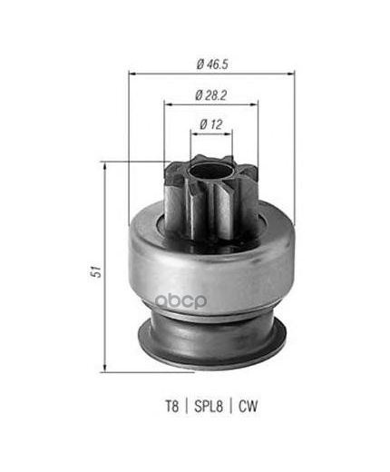 Magneti Marelli Бендикс стартера