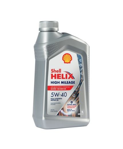 Моторное масло SHELL Helix High Mileage 5W-40 1л Фото 3