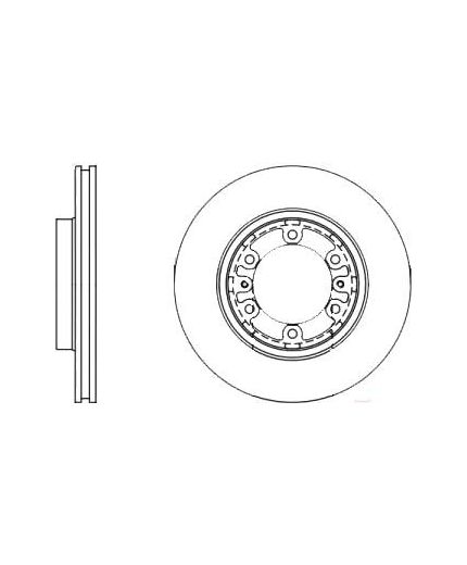 BOSCH Тормозной диск передний Фото 2