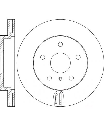 NiBK Тормозной диск передний Фото 2
