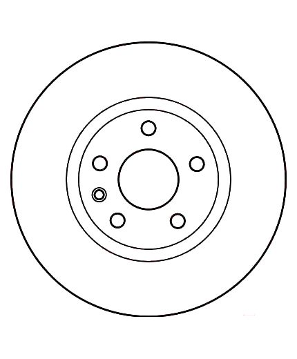 TRW Тормозной диск передний Фото 2