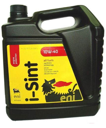Моторное масло ENI I-SINT 10W-40 5л Фото 2