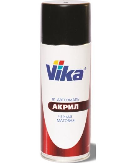 VIKA Алкидная аэрозольная АК 142 ЧЕРНАЯ МАТОВАЯ 250г/520мл Фото 3