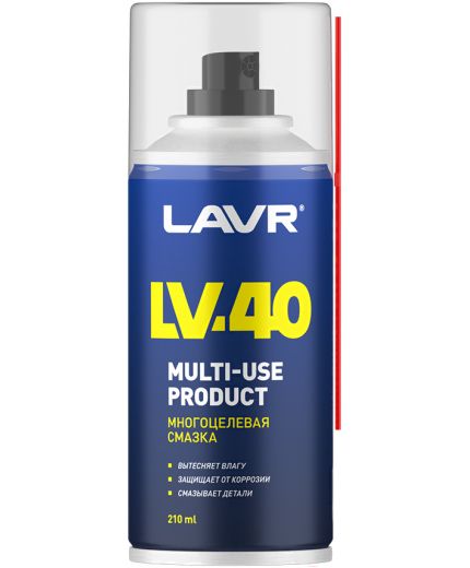 Смазка LAVR многоцелевая LV-40 LAVR 210 мл Фото 3