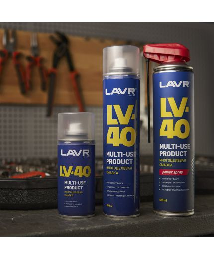 Смазка LAVR многоцелевая LV-40 LAVR 210 мл Фото 9