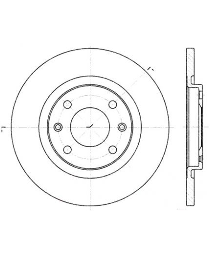 Stellox Тормозной диск передний