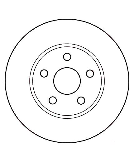 TRW Тормозной диск передний