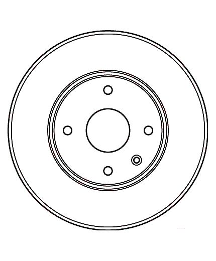 TRW Тормозной диск передний Фото 2