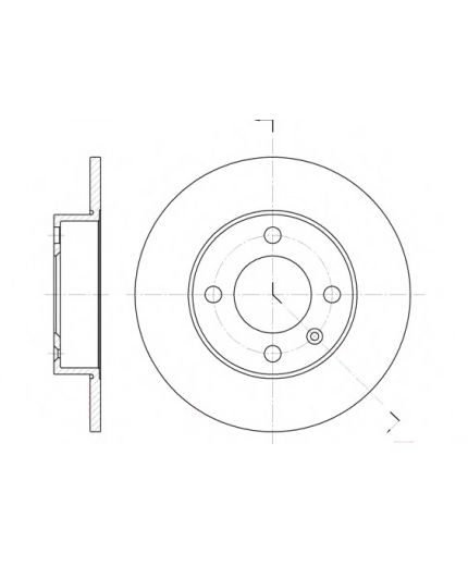 REMSA Тормозной диск задний