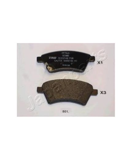 Japanparts Колодки дисковые передние