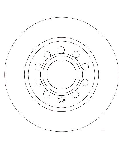 TRW Тормозной диск задний Фото 3