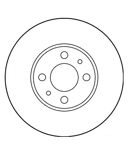 TRW Тормозной диск передний Фото 2