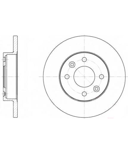 Stellox Тормозной диск передний Фото 2