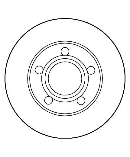 TRW Тормозной диск задний Фото 3