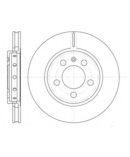 REMSA Тормозной диск задний