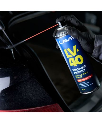 Смазка LAVR многоцелевая LV-40 LAVR SERVICE MULTI-PURPOSE SPRAY 650мл Фото 3