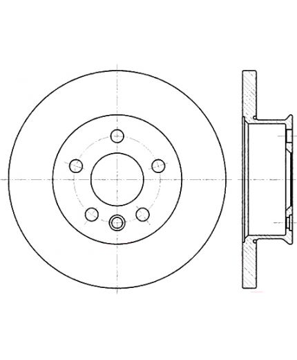 Stellox Тормозной диск передний