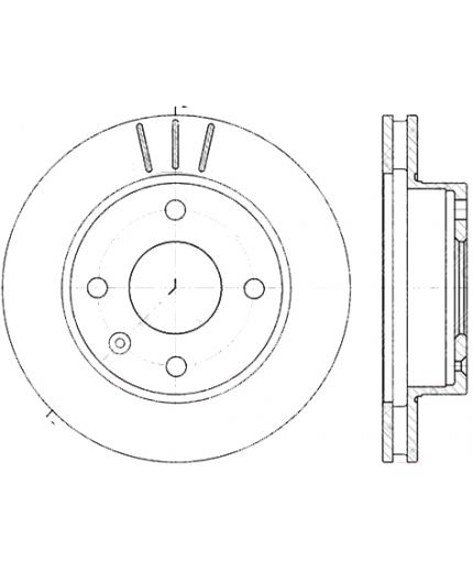 Stellox Тормозной диск передний Фото 2