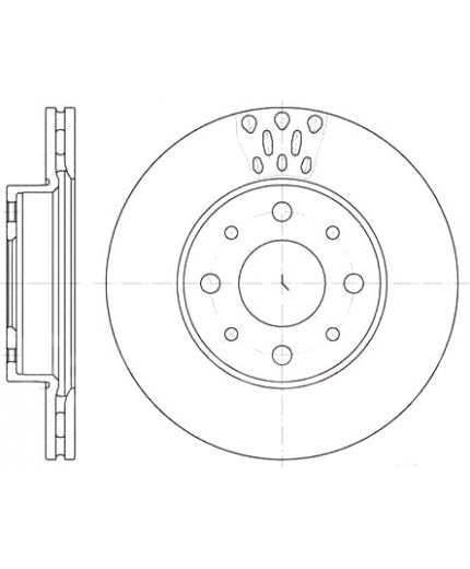 Stellox Тормозной диск передний Фото 2