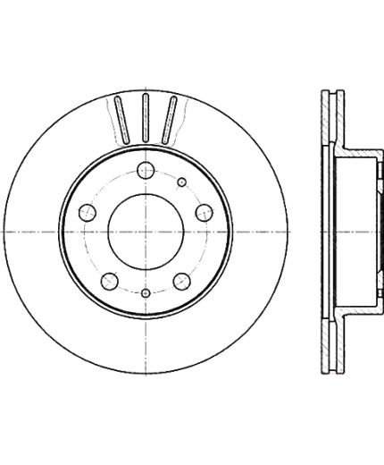 Stellox Тормозной диск передний