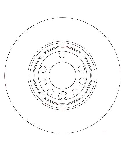 TRW Тормозной диск задний Фото 2