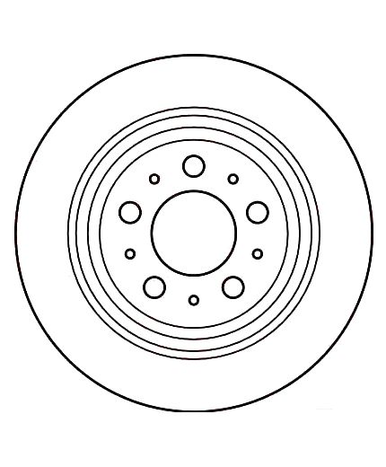 TRW Тормозной диск задний Фото 2