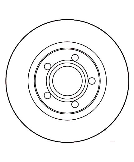 TRW Тормозной диск передний