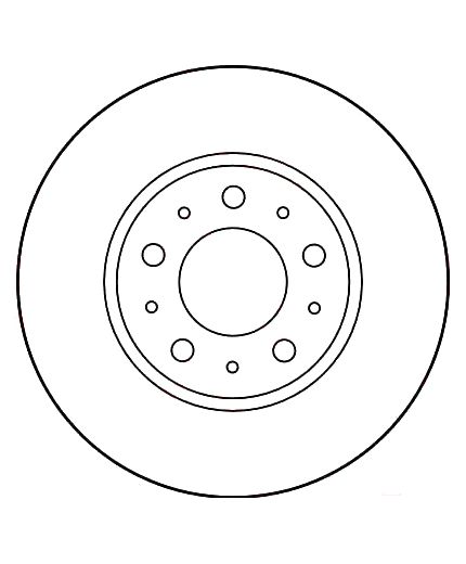 TRW Тормозной диск передний Фото 2
