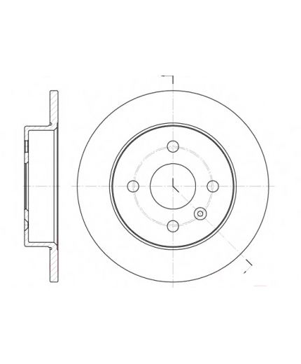 REMSA Тормозной диск задний