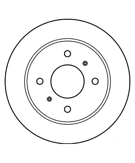 TRW Тормозной диск задний Фото 2