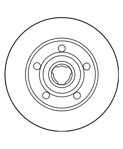 TRW Тормозной диск задний Фото 2