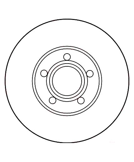 TRW Тормозной диск передний Фото 2