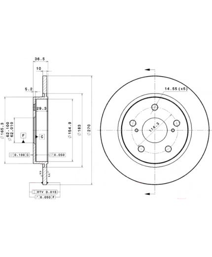 BREMBO Тормозной диск Фото 3