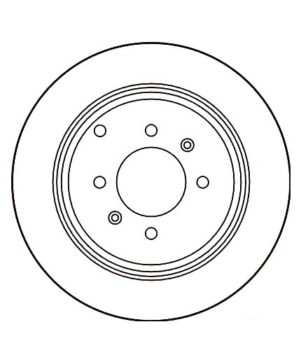 TRW Тормозной диск задний Фото 2