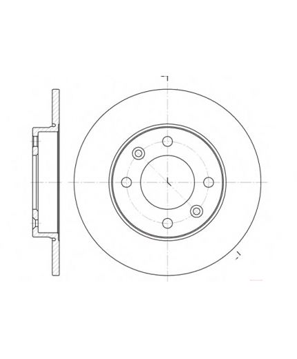 REMSA Тормозной диск задний