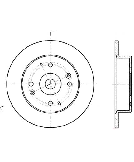 Stellox Тормозной диск задний