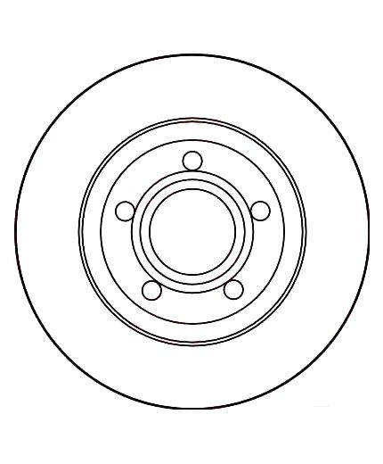 TRW Тормозной диск передний Фото 2