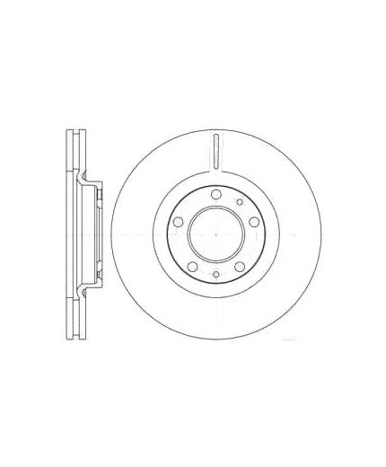 Stellox Тормозной диск передний Фото 2