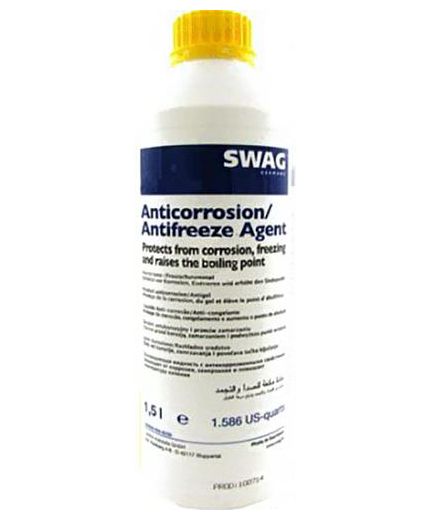 Антифриз SWAG MB 325.2 YELLOW желтый концентрат G11 1,5л Фото 2