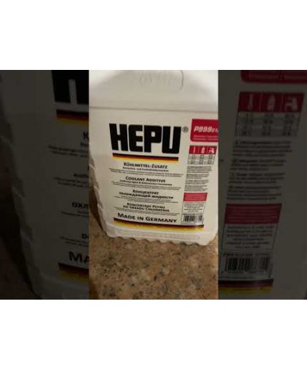 Антифриз HEPU RED концентрат красный G12 -40°C 5л Фото 6