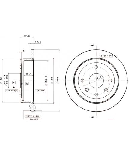 BREMBO Тормозной диск Фото 4