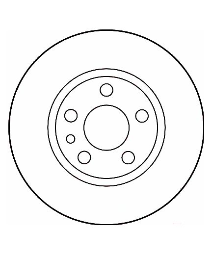 TRW Тормозной диск передний Фото 2