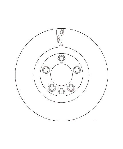 TRW Тормозной диск передний