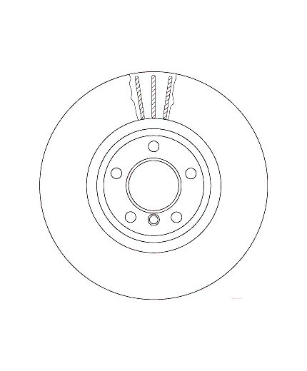 TRW Тормозной диск передний