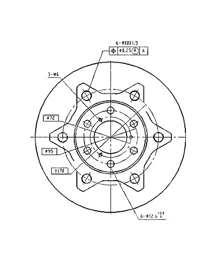 Patron Тормозной диск передний
