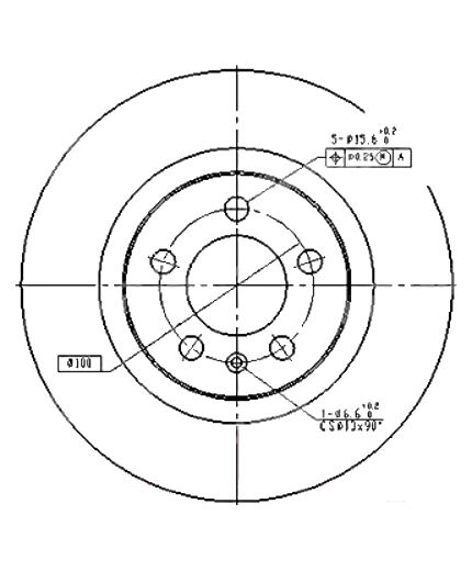 Patron Тормозной диск передний Фото 2