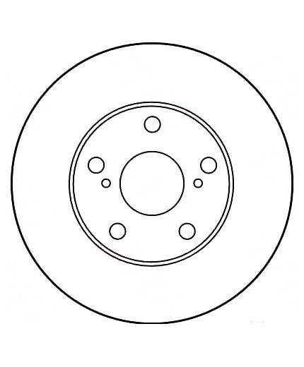 TRW Тормозной диск передний