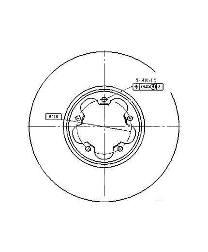 Patron Тормозной диск передний